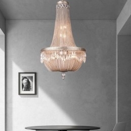 Dusk Pendellampe Retro Amerikansk Dupleks Aluminiums Kjede Taklampe