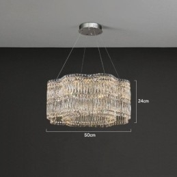 Krystall Taklampe Moderne Enkel Dekorativ Pendellampe