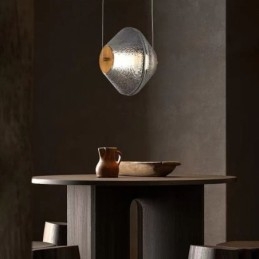 Pendellampe Moderne Enkel Liten Taklampe I Enkelt Glass