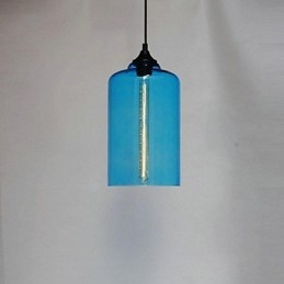 Flaskedesign Pendellampe Med 1 Lys, Konsis Jernmaling