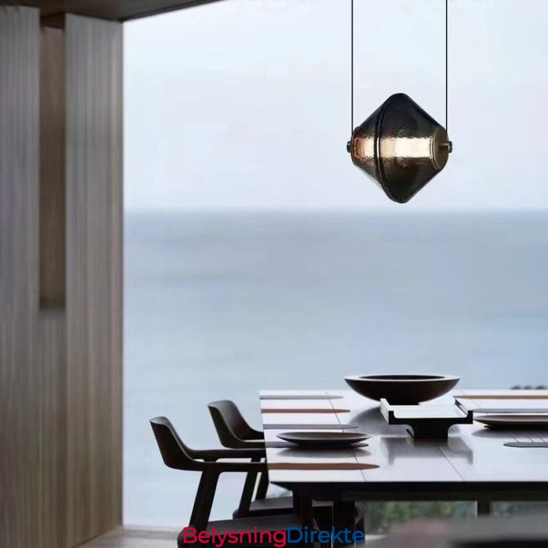 Pendellampe Moderne Enkel Liten Taklampe I Enkelt Glass
