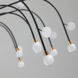 Pendellampe Nordisk Kreativ Naturhvit Taklampe 14 Lys