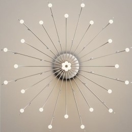 Pendellampe Nordisk Kreativ Naturhvit Taklampe 30 Lys