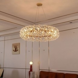 Pendellampe Moderne Minimalistisk Smijern Sirkulær Solblomst Taklampe