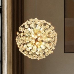 Taklampe Moderne Minimalistisk Galvanisert Jern Solblomst Pendellampe