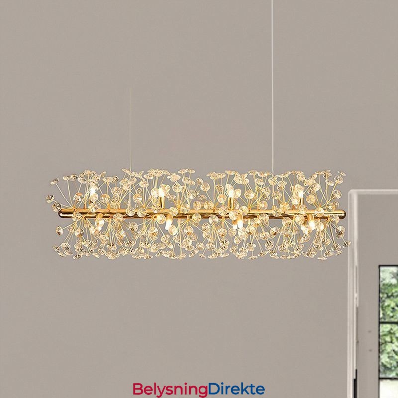 Anhengslampe Med Galvanisert Stripe, Solblomst, Smijerns Taklampe