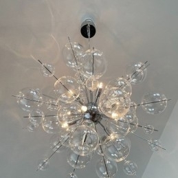 Moderne Pendellampe Minimalistisk Bobleglass Taklampe