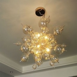 Moderne Pendellampe Minimalistisk Bobleglass Taklampe