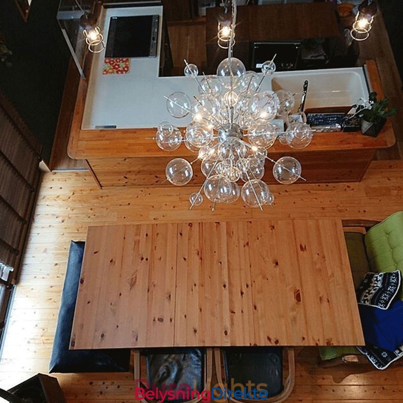 Moderne Pendellampe Minimalistisk Bobleglass Taklampe