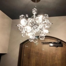 Moderne Pendellampe Minimalistisk Bobleglass Taklampe