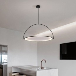 Nordisk Pendellampe Kreativ Smijernsringlampe