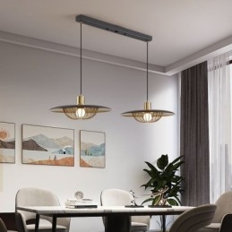 Nordisk Pendellampe Kreativ Smijerns Skiveformet Taklampe
