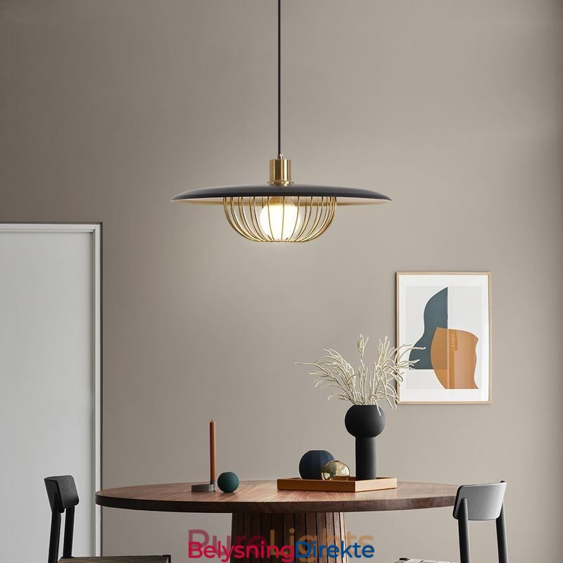Nordisk Pendellampe I Smijern, Kreative Skiveformede Taklamper