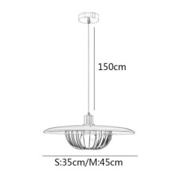Nordisk Pendellampe I Smijern, Kreative Skiveformede Taklamper