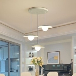 Nordisk Pendel Kreativ Smijern G9 Skive Taklampe