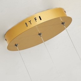 Minimalistisk Pendellampe I Aluminium, Minimalistisk Spiralformet Taklampe