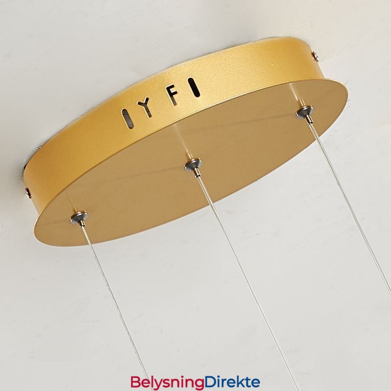 Minimalistisk Pendellampe I Aluminium, Minimalistisk Spiralformet Taklampe