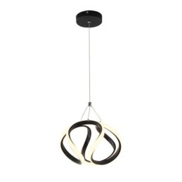 Pendellampe I Aluminium, Liten Kunstig Gresskartaklampe