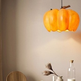 Japansk Retro Gresskar Pendellampe Kreative Taklamper