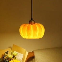 Enkelthodet Gresskar-Anhengslampe Japansk Retro Taklampe