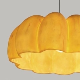 Enkelthodet Gresskar-Anhengslampe Japansk Retro Taklampe