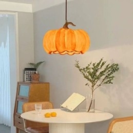 Kreativ Gresskar-Anhengslampe Japansk Retro Taklampe Taklampe