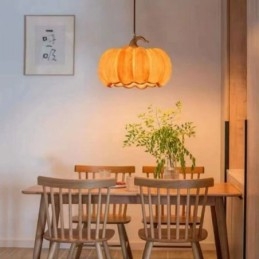 Kreativ Gresskar-Anhengslampe Japansk Retro Taklampe Taklampe