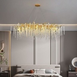 Nordisk Pendellampe Gyllen Gren G9 Glasslysekrone