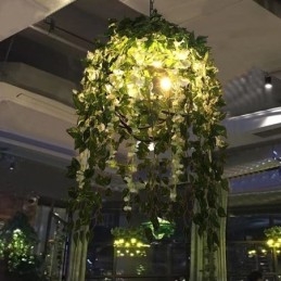 Moderne Plantelampe Dekorativ Lysekrone I Industriell Stil Butikkmusikk