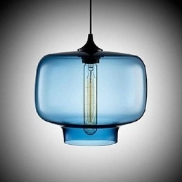 Flaskedesign Pendellampe Med 1 Lys, Konsis Jernmaling