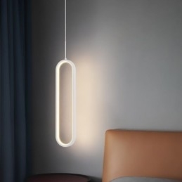 Moderne Pendellampe Minimalistisk Oval Pendellampe