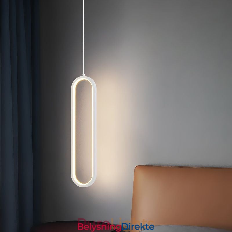 Moderne Pendellampe Minimalistisk Oval Pendellampe