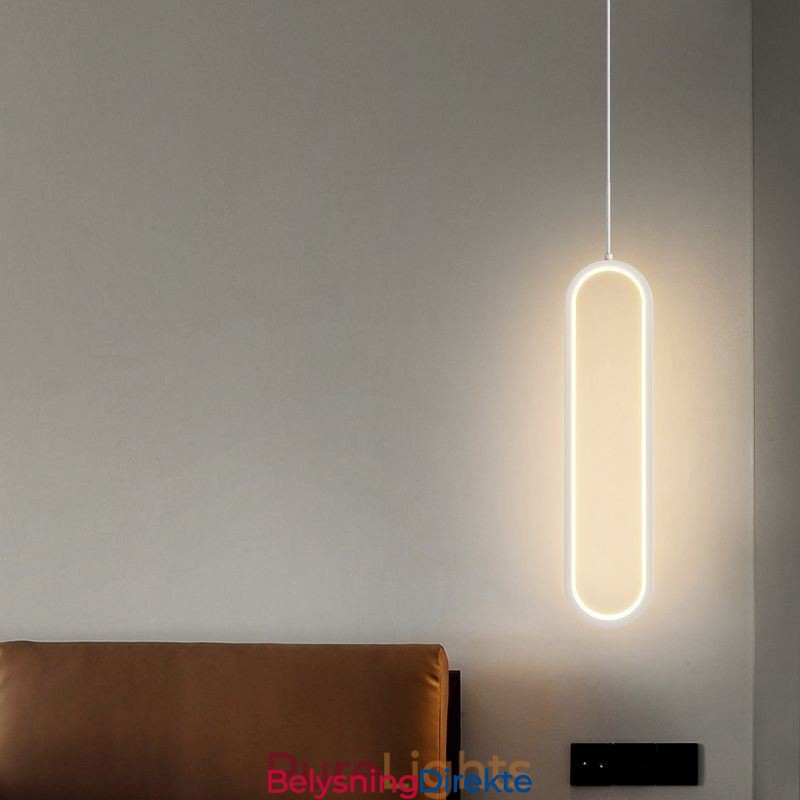 Moderne Pendellampe Minimalistisk Oval Pendellampe
