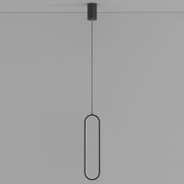 Moderne Pendellampe Minimalistisk Oval Pendellampe