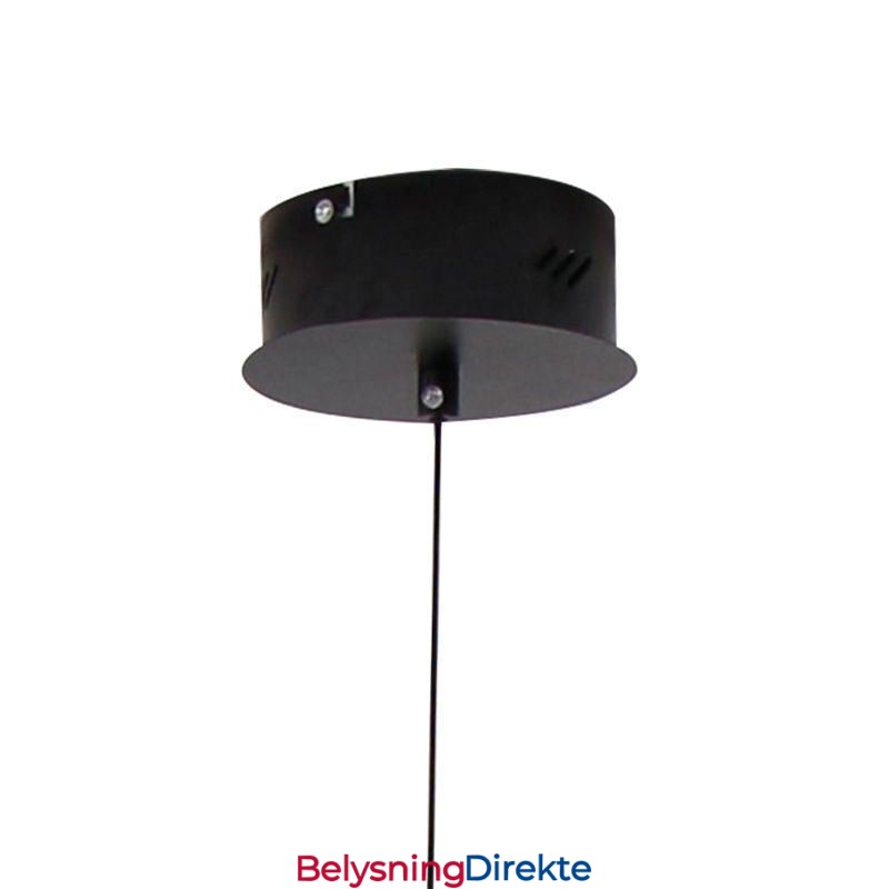Moderne Pendellampe Dimbar Svart Stripetaklampe