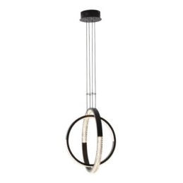 Moderne Lysekrone Med 2 Ringer, Pendelbelysning For Spisestue