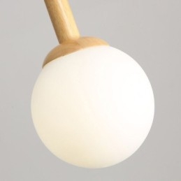 Japansk Pendellampe I Tre, Nordisk Glasshengelampe