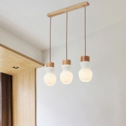 Japansk Glass Pendellampe Kreativ Dekorasjon Hengende Lampe