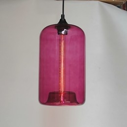 Flaskedesign Pendellampe Med 1 Lys Minimalistisk Jernmaleri