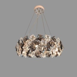 Luksuriøs Lysekrone I Glass, Moderne Minimalistisk Pendellampe For Stue