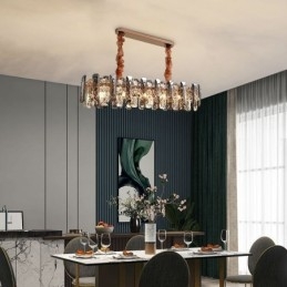Moderne Glass Pendellampe Luksuriøs Hengende Belysningsarmatur For Spisestue
