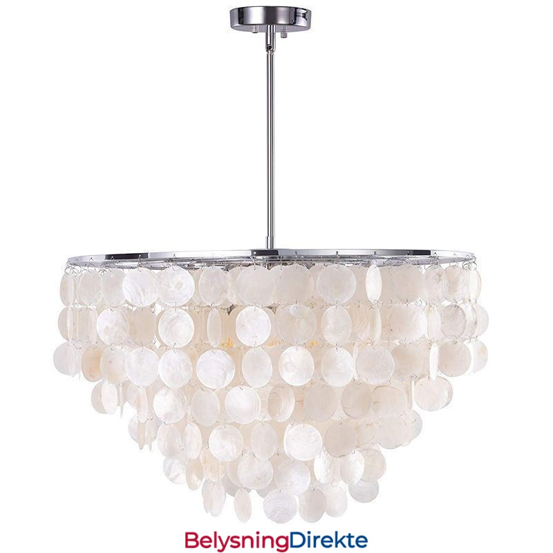 Europeisk Skjell Pendellampe Moderne Hengende Lampe