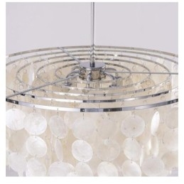 Europeisk Skjell Pendellampe Moderne Hengende Lampe