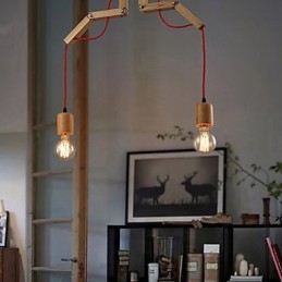 Lysekrone Mini-Stil Moderne Samtidsstil Tre Bambus