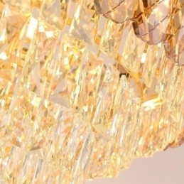 Moderne Krystall Pendellampe Rund Taklampe