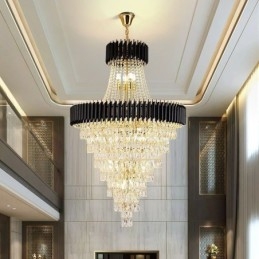 Moderne Krystall Pendellampe Konisk Taklampe