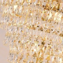Moderne Krystall Pendellampe Konisk Taklampe