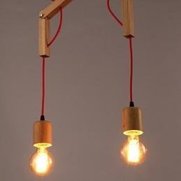 Lysekrone Mini-Stil Moderne Samtidsstil Tre Bambus