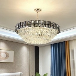 Krystall Pendellampe Moderne Taklamper