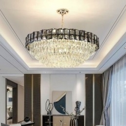 Krystall Pendellampe Moderne Taklamper